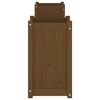 vidaXL Plantebenk honningbrun 180x36x63 cm heltre furu