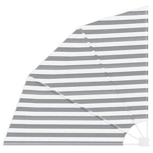 vidaXL Balkong privat skjerm 140 x 140 cm Polyester Antrasitt og Hvit