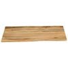 vidaXL Bordplate 90x80x3,8 cm naturlig kant heltre mango