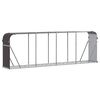 vidaXL Vedholder brun 300x45x100 cm galvanisert st&aring;l