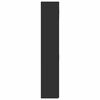 vidaXL Oppbevaringsskap svart 70x42,5x225 cm konstruert tre