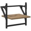 vidaXL Vegghyllesett 6 pcs Artisan Eik 100 x 25 x 30 cm Konstruert tre