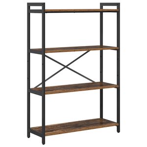 vidaXL Bokhylle 80 x 30 x 120 cm Konstruert tre Gammelt tre