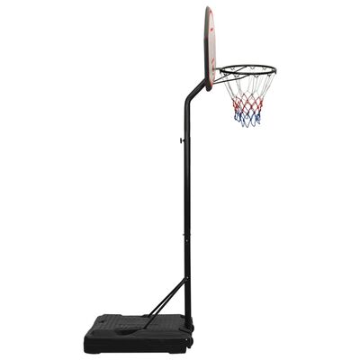 vidaXL Basketballstativ svart 237-307 cm polyeten