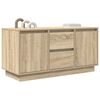 vidaXL TV-benk med LED-lys sonoma eik 100x41x50 cm