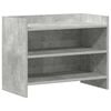 vidaXL TV-skap 60 x 33 x 47 cm Betonggr&aring; Konstruert tre