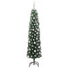 vidaXL Kunstig juletre med 300 LED gr&oslash;nn 180 cm PVC og st&aring;l og plast