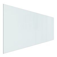 vidaXL Glassplate for peis rektangulær 120x50 cm