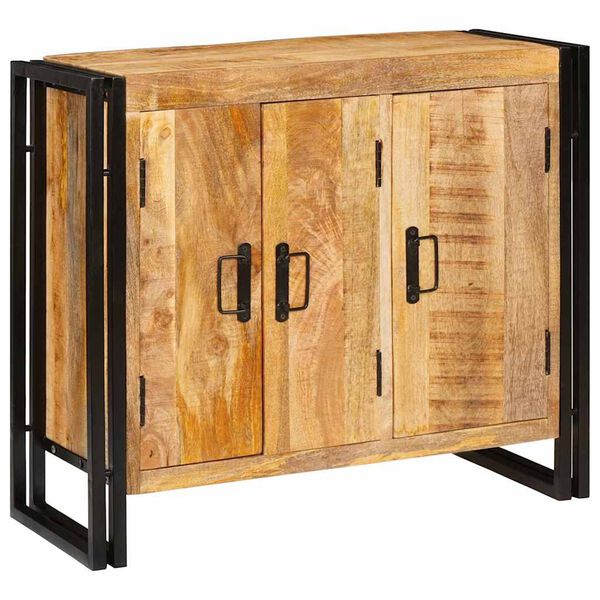 vidaXL Serviesskap Brun 80 x 33 x 70 cm heltre mango