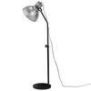 vidaXL Gulvlampe 25 W vintage s&oslash;lv 30x30x90-150 cm E27