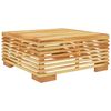 vidaXL Utend&oslash;rs salongbord 69,5x69,5x31 cm heltre teak
