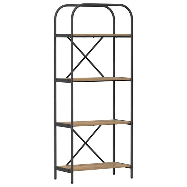 vidaXL Bokhylle Artisan Eik 60 x 30 x 146 cm Konstruert tre