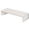 vidaXL Skjermstativ konstruert tre 60x23,5x12 cm hvit