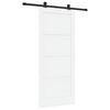 vidaXL Skyved&oslash;r ORKDAL 86 x 198,5 cm Konstruert tre Hvit og svart