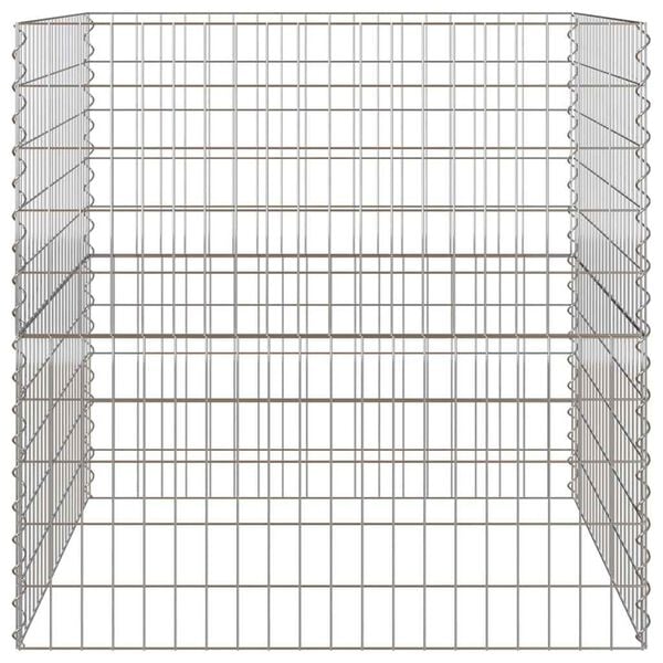 vidaXL Firkantet Komposter 100 x 100 x 100 cm Jern