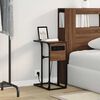 vidaXL Nattbordskap Brun Eik 41,5 x 26 x 60,5 cm Konstruert tre