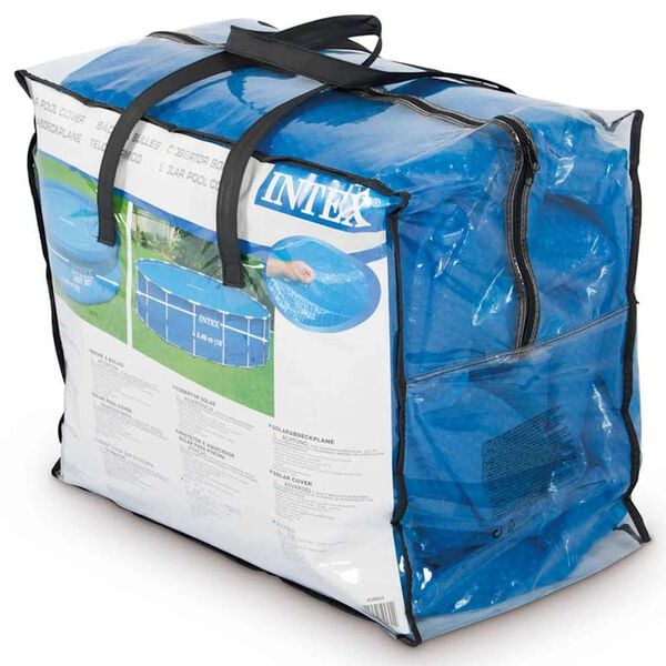 Intex Soldrevet bassengtrekk rundt 244 cm