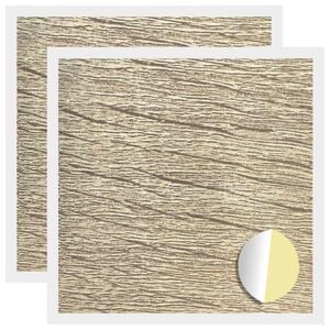 vidaXL Klebende skrue deksel 2 pcs Sonoma eik &Oslash; 20 x 0,5 mm