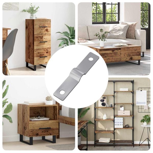 vidaXL Slagleplate 9000 pcs s&oslash;lv Jern