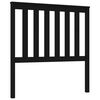 vidaXL Sengegavl svart 96x6x101 cm heltre furu
