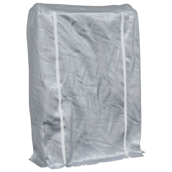 vidaXL Vedstativ med st&aring;ltr&aring;d 100x25x150 cm galvanisert st&aring;l