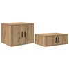 vidaXL Oppbevaringsskap 2 stk. Artisan Eik 103 x 41 x 40 cm