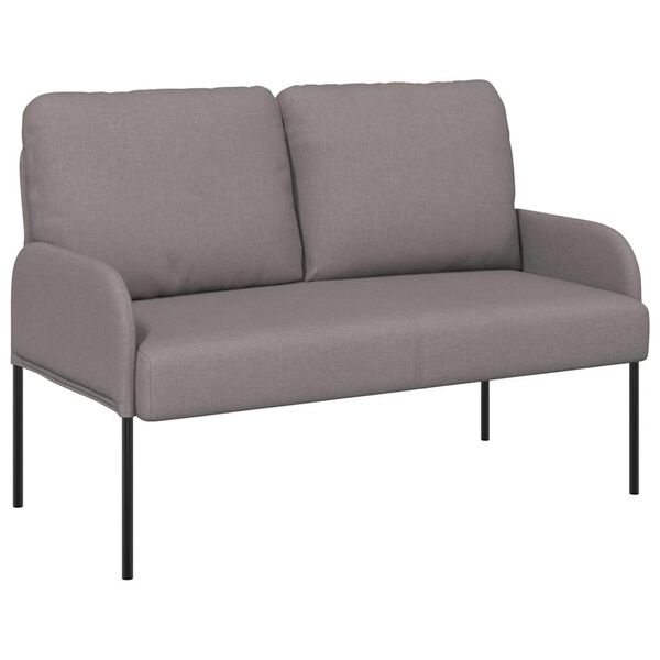 vidaXL Sofaer med pute Gr&aring;brun 115 x 56 x 80 cm Kryssfin&eacute;r