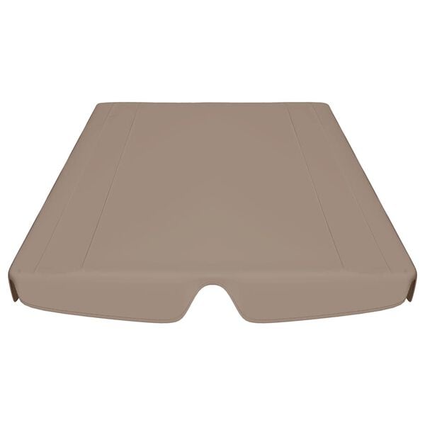 vidaXL Erstatningsbaldakin hagehuske gråbrun 188/168x145/110 cm