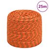 vidaXL B&aring;ttau oransje 6 mm 25 m polypropylen