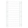 vidaXL Vinstativ for 72 flasker metall hvit