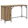 vidaXL Databord Artisan Eik Konstruert tre 131 x 48 x 75 cm
