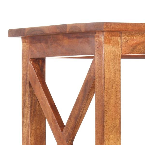 vidaXL Bokhylle 60x30x160 cm heltre akasie med honningfinish