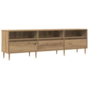 vidaXL TV-benk artisan eik 150x30x44,5 cm konstruert tre
