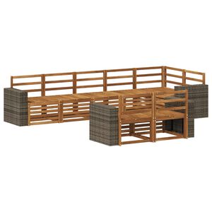 vidaXL Sofasett Solid akasietre