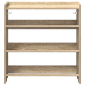 vidaXL Skohylle sonoma eik 60x25x62 cm konstruert tre