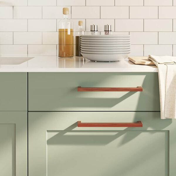 vidaXL Skaph&aring;ndtak 5 stk bronse 224 mm rustfritt st&aring;l