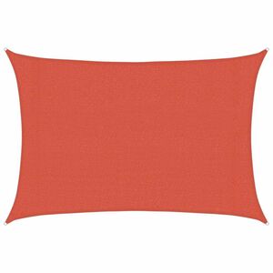 vidaXL Solseil 160 g/m&sup2; terrakotta 3x4 m HDPE