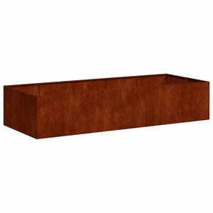 vidaXL Plantekasse rust 200x80x40 cm forvitringsst&aring;l