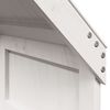vidaXL Tak for barneseng hvit 55x99x139,5 cm heltre furu