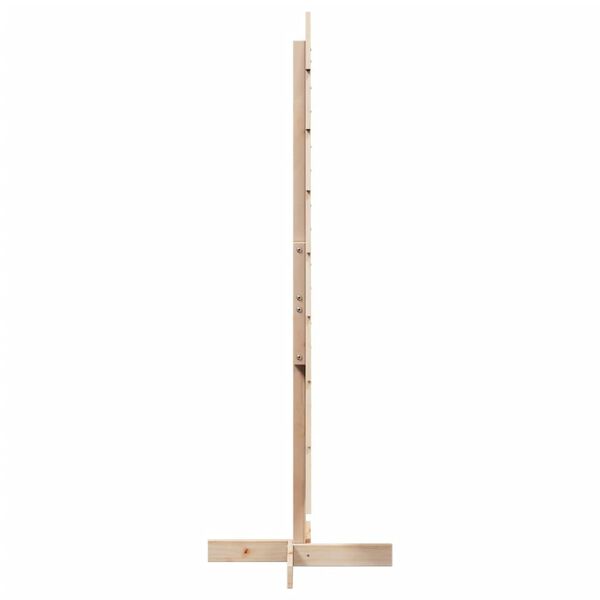 vidaXL Juletre av tre til pynt 150 cm heltre furu