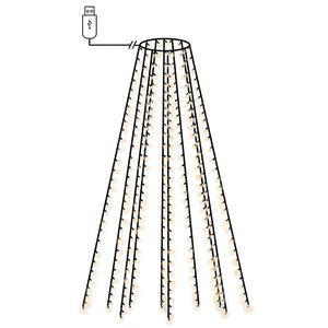 Juletrelys med 150 lysdioder 150 cm