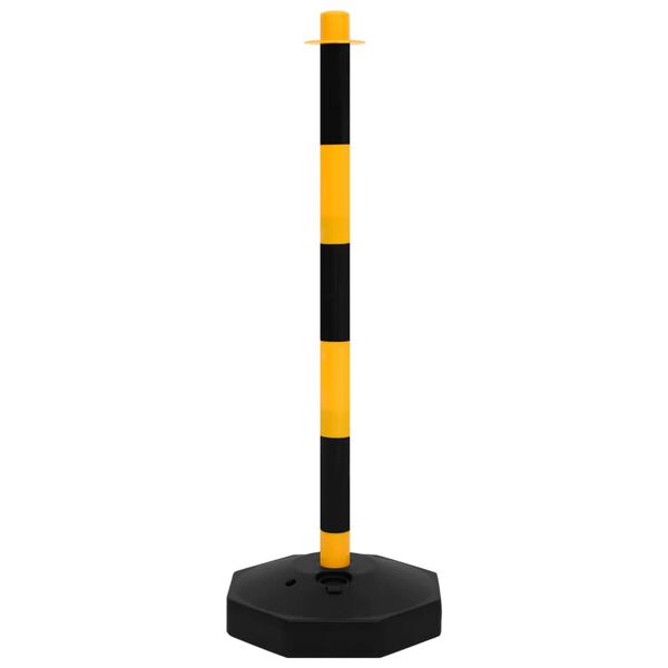 vidaXL Kjettingstolpesett 10 m plast