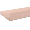 vidaXL Flytende hylle Veggmontert 3 pcs Rosa 40 x 9 x 2,5 cm St&aring;l