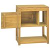 vidaXL Baderomsskap 60x40x75 cm heltre teak