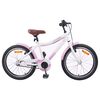 vidaXL Barnesykkel 18 Tommer for 5-7 &aring;r gammel Lys rosa