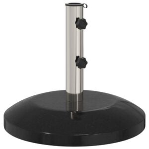 vidaXL Parasolfot for 40-50 mm stang 26.75 kg Svart for 40-50 mm Pole