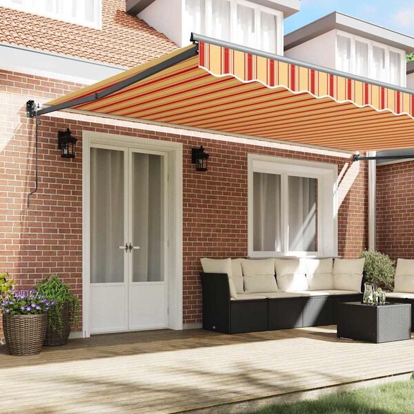 vidaXL Markise Krem 500 x 300 x 165 cm Polyester og Metall