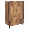 vidaXL Serviesskap Gammelt tre 66 x 34,5 x 97 cm Konstruert tre