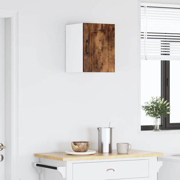 vidaXL Kj&oslash;kkenskap R&oslash;kt eik 30 x 31 x 40 cm Konstruert tre