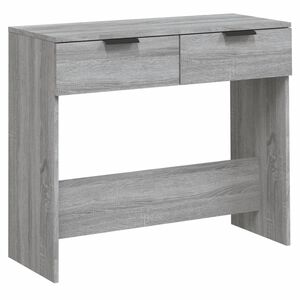 vidaXL Konsollbord gr&aring; sonoma 90x36x75 cm konstruert tre